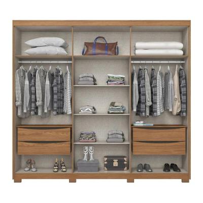 Guarda Roupa Henn Norton 6 Portas 4 Gavetas Nature Off White
