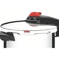 Panela De Pressão Tramontina Solar Em Aço Inox Fundo Triplo Com 5 Dispositivos De Segurança 22 Cm 6 L