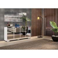 Aparador Buffet Com Espelho Multimóveis Com 4 Portas Branco - 5