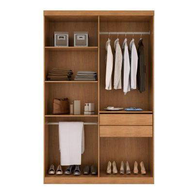 Guarda Roupa Solteiro Heros 4 Portas 2 Gavetas Imbuia-off White MDF