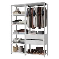 Guarda-roupa Closet Modulado 2 Gavetas 129 Cm Valencia Madesa Branco - 2