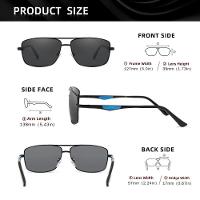 Óculos De Sol Polarizados Uv400 Anti-reflexo Kingseven Preto - 2