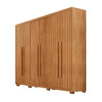 Guarda Roupa Casal Toronto 6 Portas 2 Gavetas Com Pés Moderna Naturalle Com Pés - 2