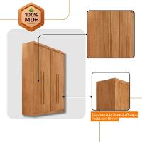 Guarda Roupa Solteiro Heros 4 Portas E 2 Gavetas Moderna Naturalle - 5