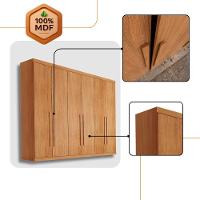 Guarda Roupa Casal Encanto 100% Mdf 6 Portas E 4 Gavetas Ruf Naturalle - 5