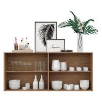 Aparador Buffet Com Espelho Multimóveis 4 Portas Rustic - 5