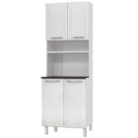 Paneleiro Duplo Esmeralda 4 Portas Telasul Branco - 1