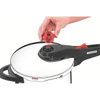 Panela De Pressão Tramontina Solar Em Aço Inox Fundo Triplo Com 5 Dispositivos De Segurança 22 Cm 3 L - 3