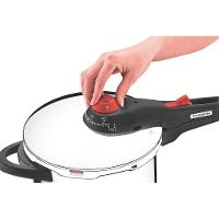 Panela De Pressão Tramontina Solar Em Aço Inox Fundo Triplo Com 5 Dispositivos De Segurança 22 Cm 3 L - 5