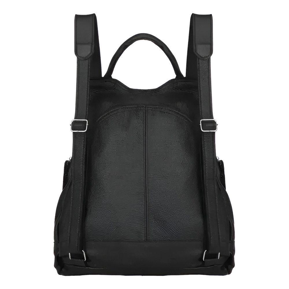 Mochila De Couro Legítimo Modelo Malu Resistente Confortável Modelo:caramelo - 10