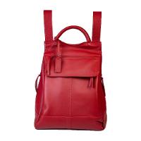 Mochila De Couro Legítimo Modelo Malu Resistente Confortável Modelo:caramelo