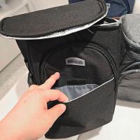 Mochila Bolsa Térmica Cooler Praia Passeio Marmita Cerveja Preto