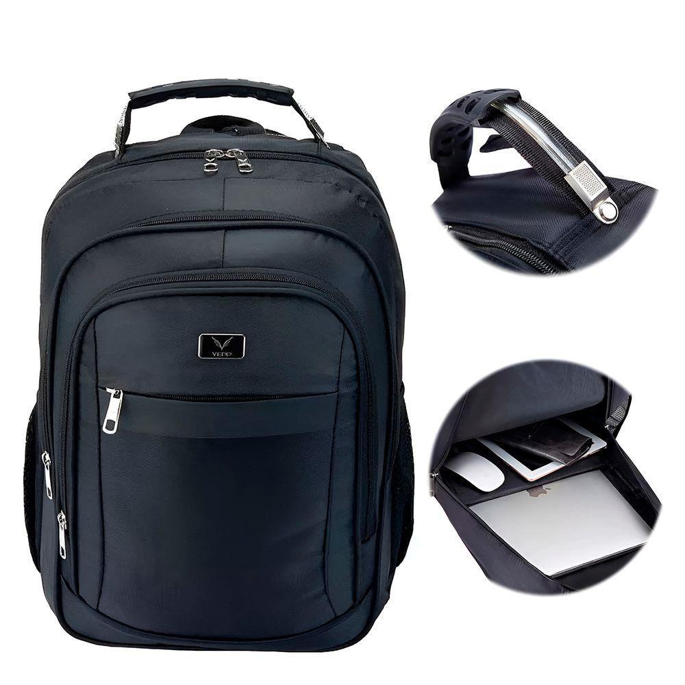 Mochila Bag Costas Executiva Reforçada Notebook Preta - 1