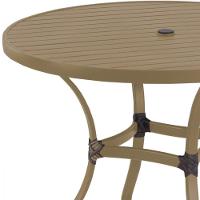 Mesa Com Tampo Ripado Alumínio Para Cozinha Trama Original Fendi - 2