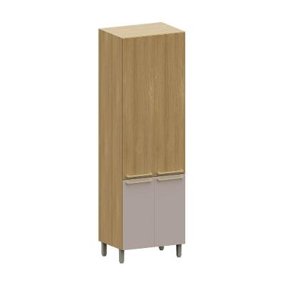Paneleiro Simples 4 Portas 70cm Luciane Classic Freijo Cinamomo
