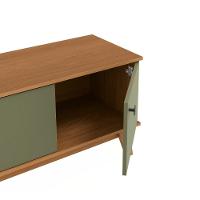 Rack Kappesberg 3 Portas Canela Verde Frevo 136cm - 7