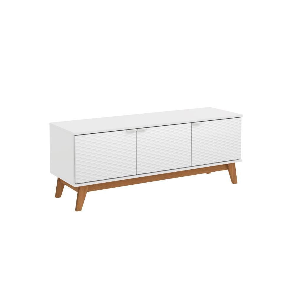 Rack Kappesberg 3 Portas 3d Branco 136cm - 5