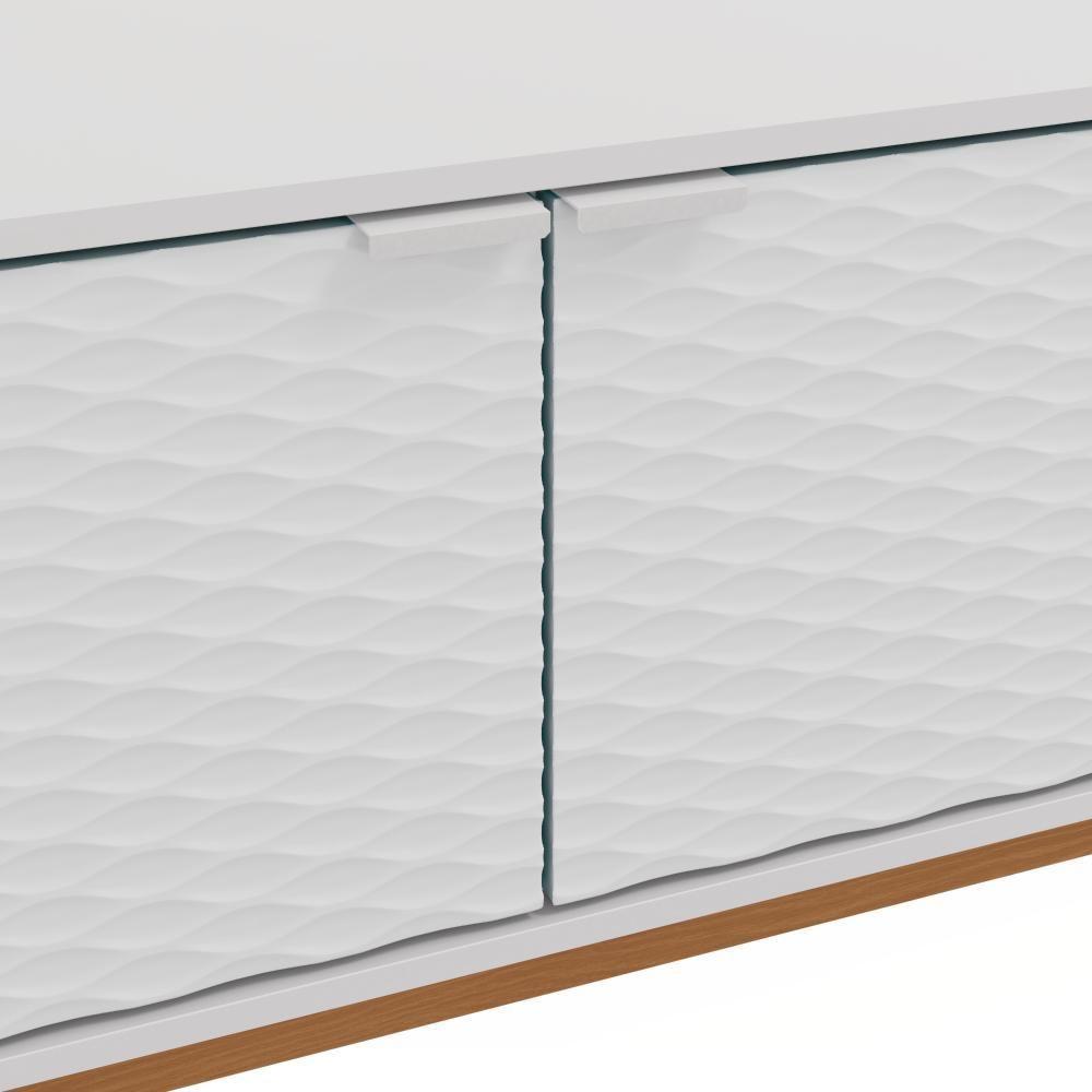 Rack Kappesberg 3 Portas 3d Branco 136cm - 8