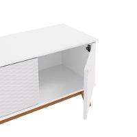 Rack Kappesberg 3 Portas 3d Branco 136cm - 7