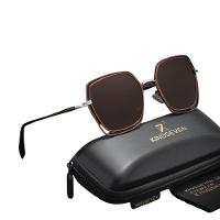 Óculosclássico, Armação Quadrada Feminina Kingseven Uv400 Marrom - 1