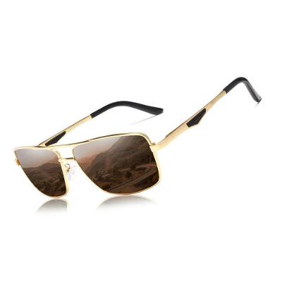 Óculos De Sol Polarizados Uv400 Anti-reflexo Kingseven Marrom