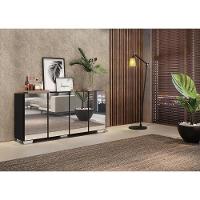 Aparador Buffet Com Espelho Multimóveis Preto/branco - 3