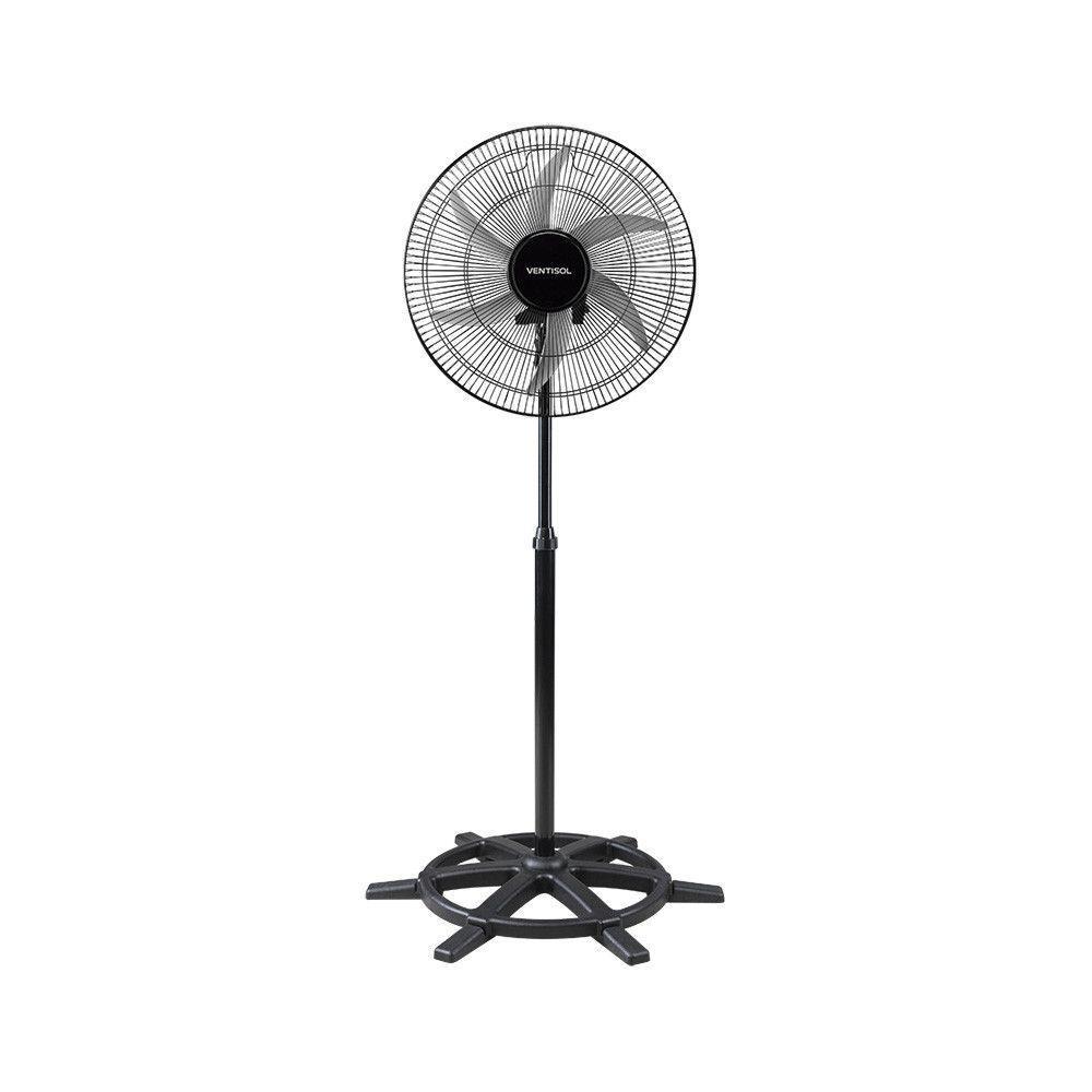 Ventilador De Coluna Oscilante 50cm Turbo Com 6 Pás Ventisol Preto Bivolt - 1