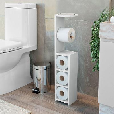 Suporte Para Papel Higiênico Decorativo Austria Branco