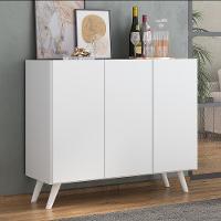 Aparador Buffet 3 Portas Retrô Veneza Multimóveis V1009 Branco Branco - 6