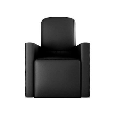 Poltrona De Amamentação Com Balaço E Puff Premium Annecy Matrix Sintetico Preto