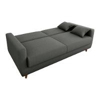 Sofá Cama Premium 3 Lugares 1,90 Larg Emilia Matrix Suede Cinza - 2