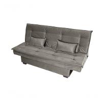 Sofá Cama 3 Lugares Casal Premium Reclinavel 1,80 Larg Esmeralda Matrix Suede Capuccino - 1