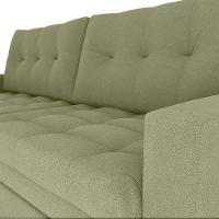 Sofá Cama Reclinável 2 Lugares Premium Com Assentos Dividido 2,20 Larg Nayla Matrix Boucle Oliva - 5