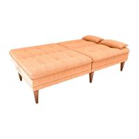 Sofá Cama 3 Lugares Reclinável Casal Premium 1,90 Larg Pietra Matrix Boucle Mostarda - 2