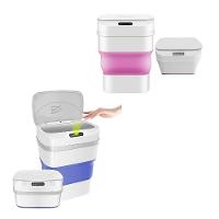 Lixeira Automática Sensor Smart A Prova D'água Azul - 2