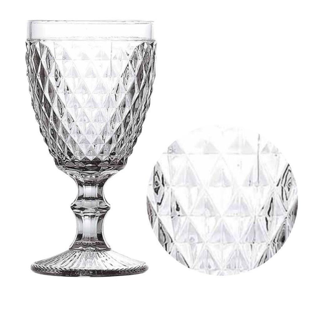 Conjunto De 06 Copos De Vidro 325ml Taça Bico De Abacaxi - 4