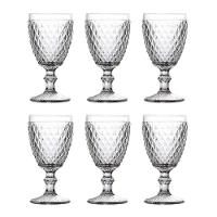 Conjunto De 06 Copos De Vidro 325ml Taça Bico De Abacaxi - 1