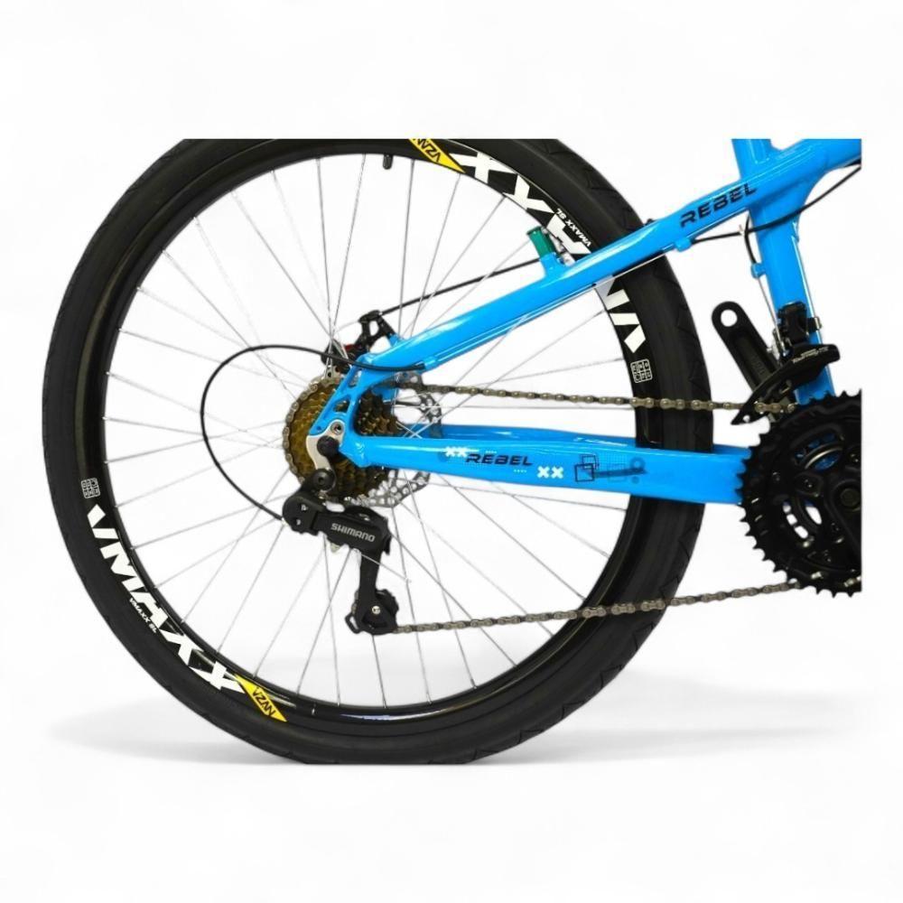 Bicicleta Aro 26 Gta Rebel Freeride 21v Shimano Freio A Disco Do Grau - Azul Azul/preto - 7