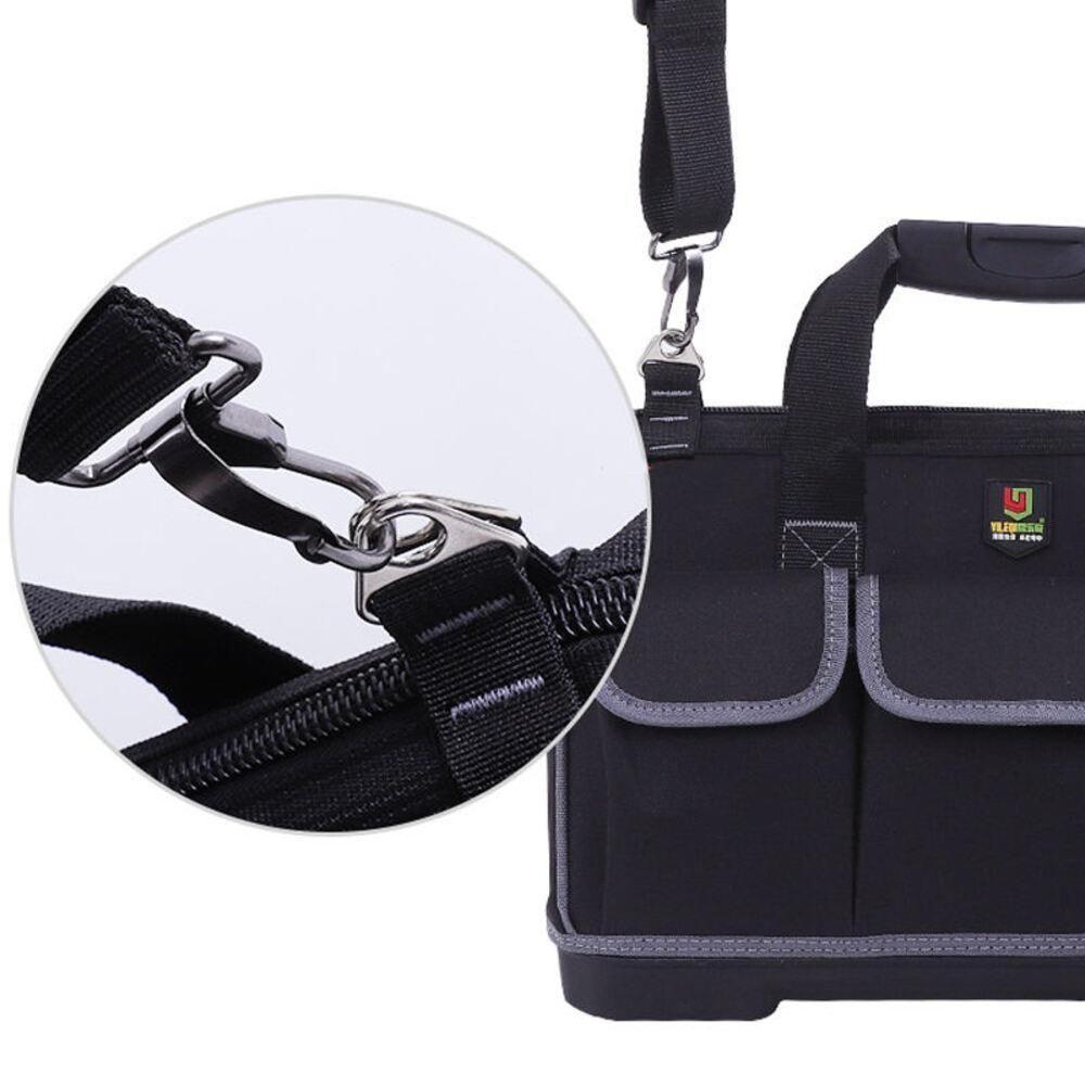 Bolsa Ferramentas Maleta Fundo De Borracha Mala Profissional Reforcada 14 Bolsos Eletricista Pedreiro - 2