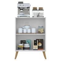 Aparador Retrô Espelho Multimóveis Cantinho Do Café Branco/natural