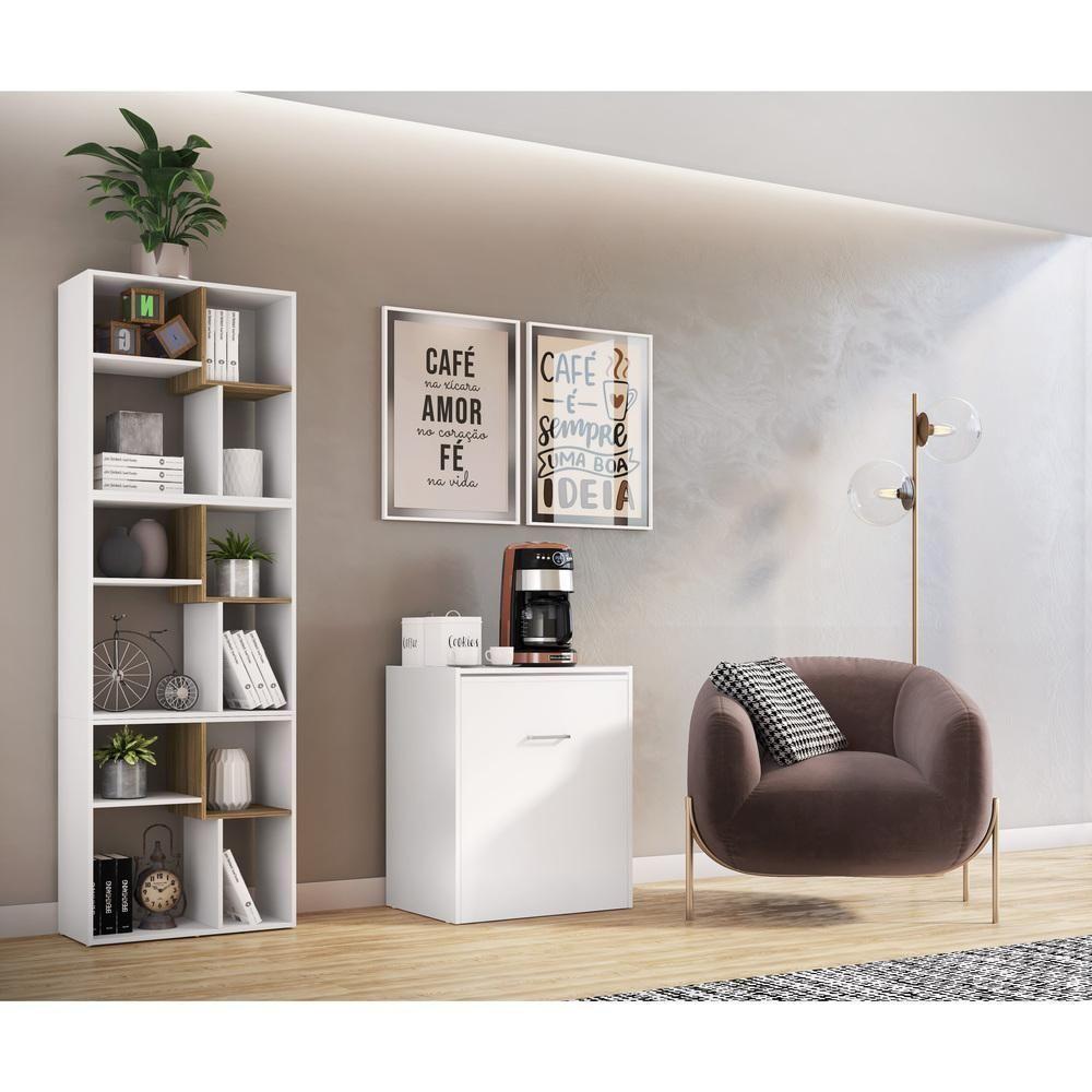 Aparador C Mesa Dobrável Multimóveis Cantinho Do Café Branco - 5