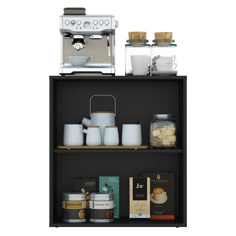 Aparador Suspenso Multimóveis Cantinho Do Café C 2 Portas Preto - 5