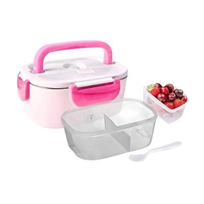 Marmita Elétrica Rosa E 12v 40w Aquecimento Rápido Bivolt