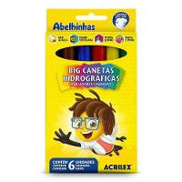 Big Caneta Hidrográfica 6 Cores - Acrilex - 1