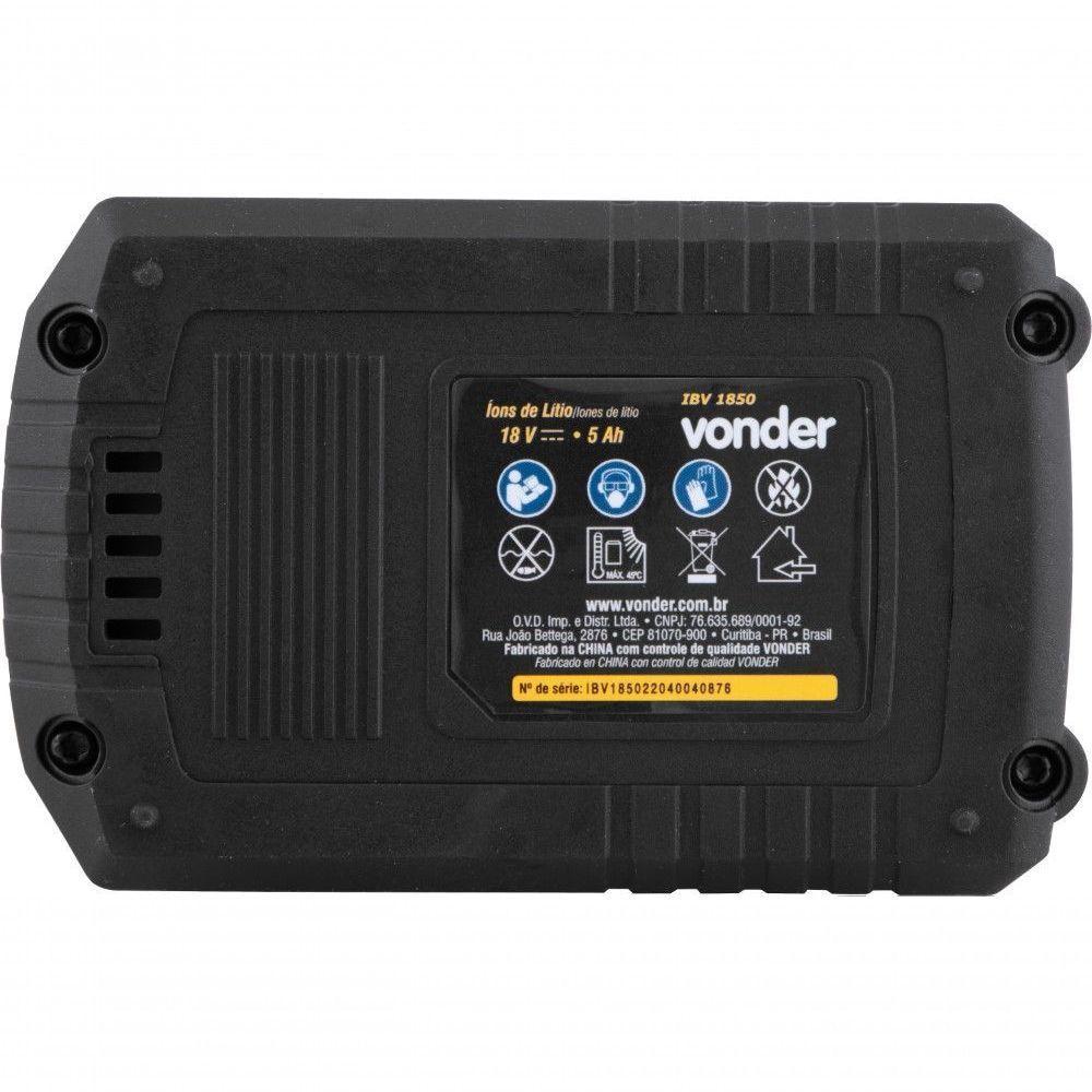 Bateria 18 V íons De Lítio 5.0 Ah Ibv 1850 Vonder - 3