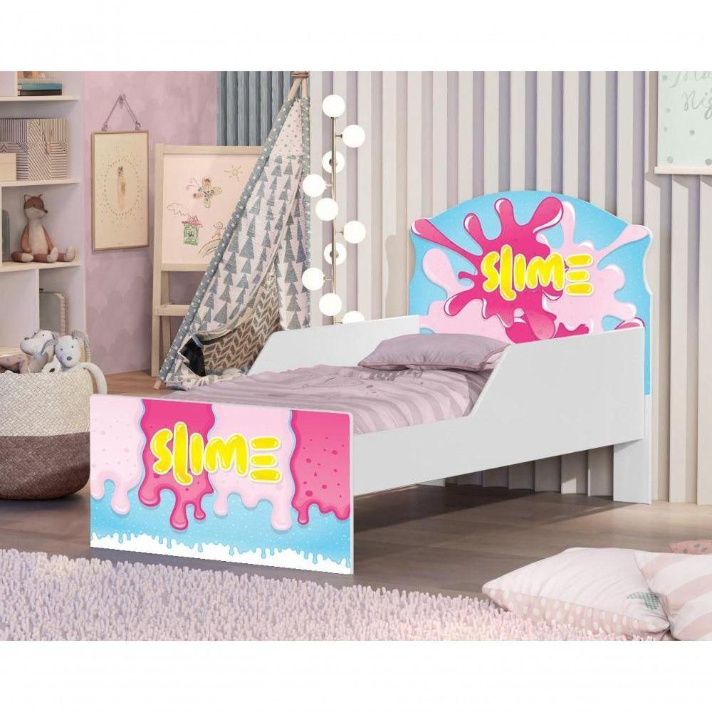 Mini Cama Slime Menina Com Colchão - 4