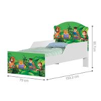 Mini Cama Safari E Zoológico Com Colchão - 1