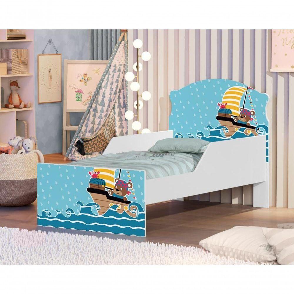 Mini Cama Ursinhos Pirata Com Colchão - 4