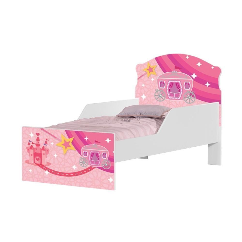 Mini Cama Carruagem Princesa Rosa - 6