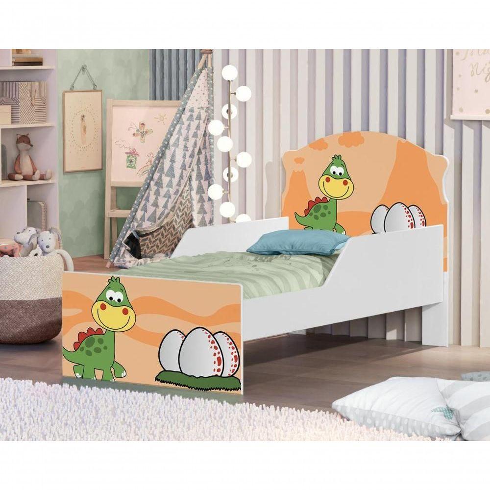 Mini Cama Dinossauro Bebê Com Colchão - 3